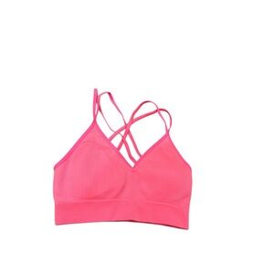 Aerie Bright Pink Strappy Bralette